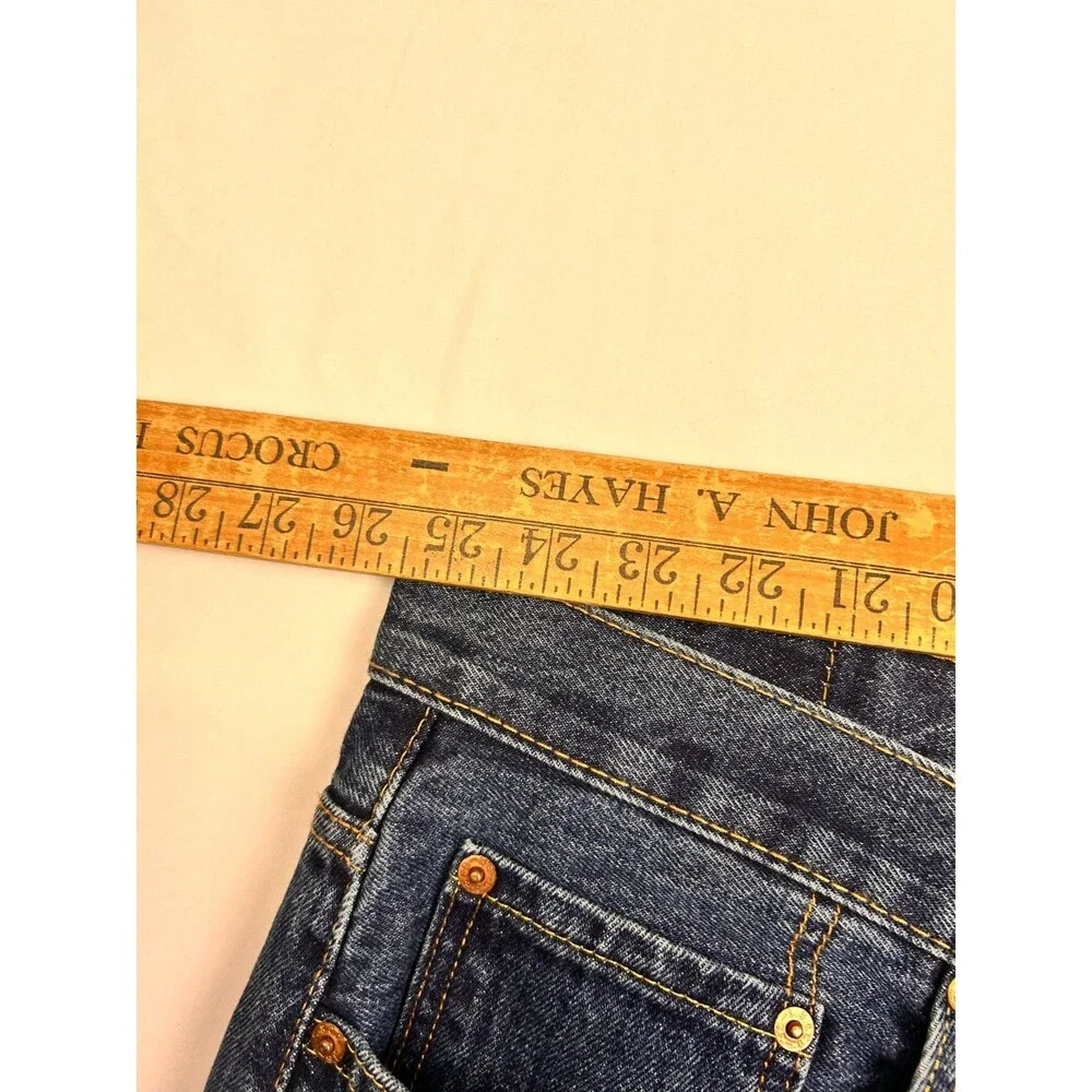 Levis 550 Jeans Mens 52X28 Relaxed Fit 100% Cotton Pants Dark Wash Straight Leg